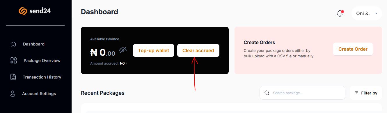 Clear Accrued Balance