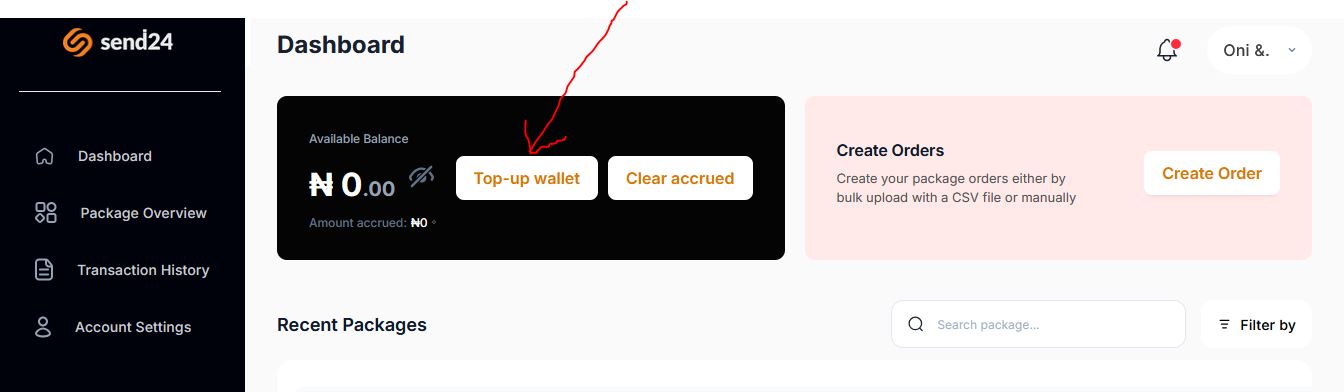 Top-Up Wallet